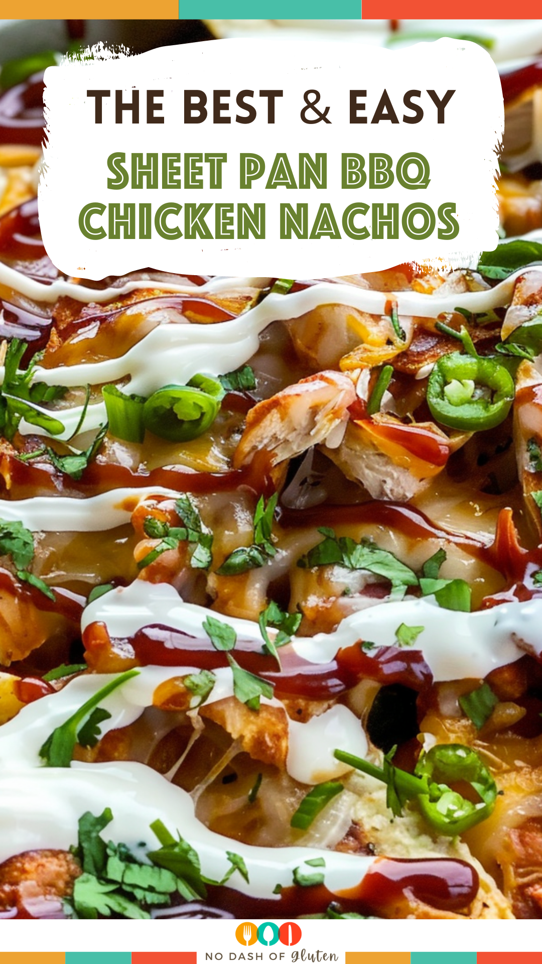 Easy Sheet Pan BBQ Chicken Nachos