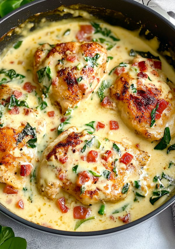 Easy Smothered Chicken