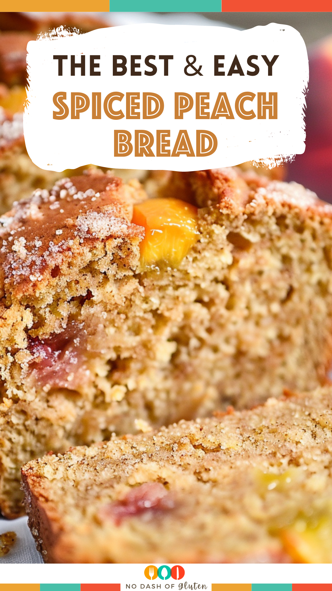 Moist Spiced Peach Bread