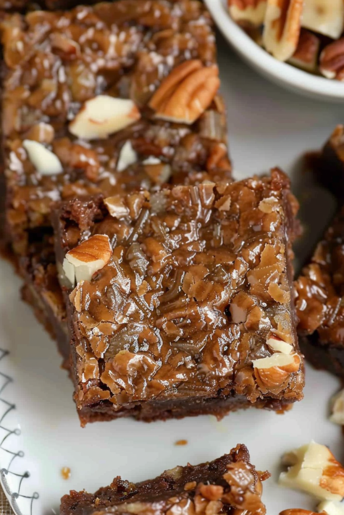 German Chocolate Brownies