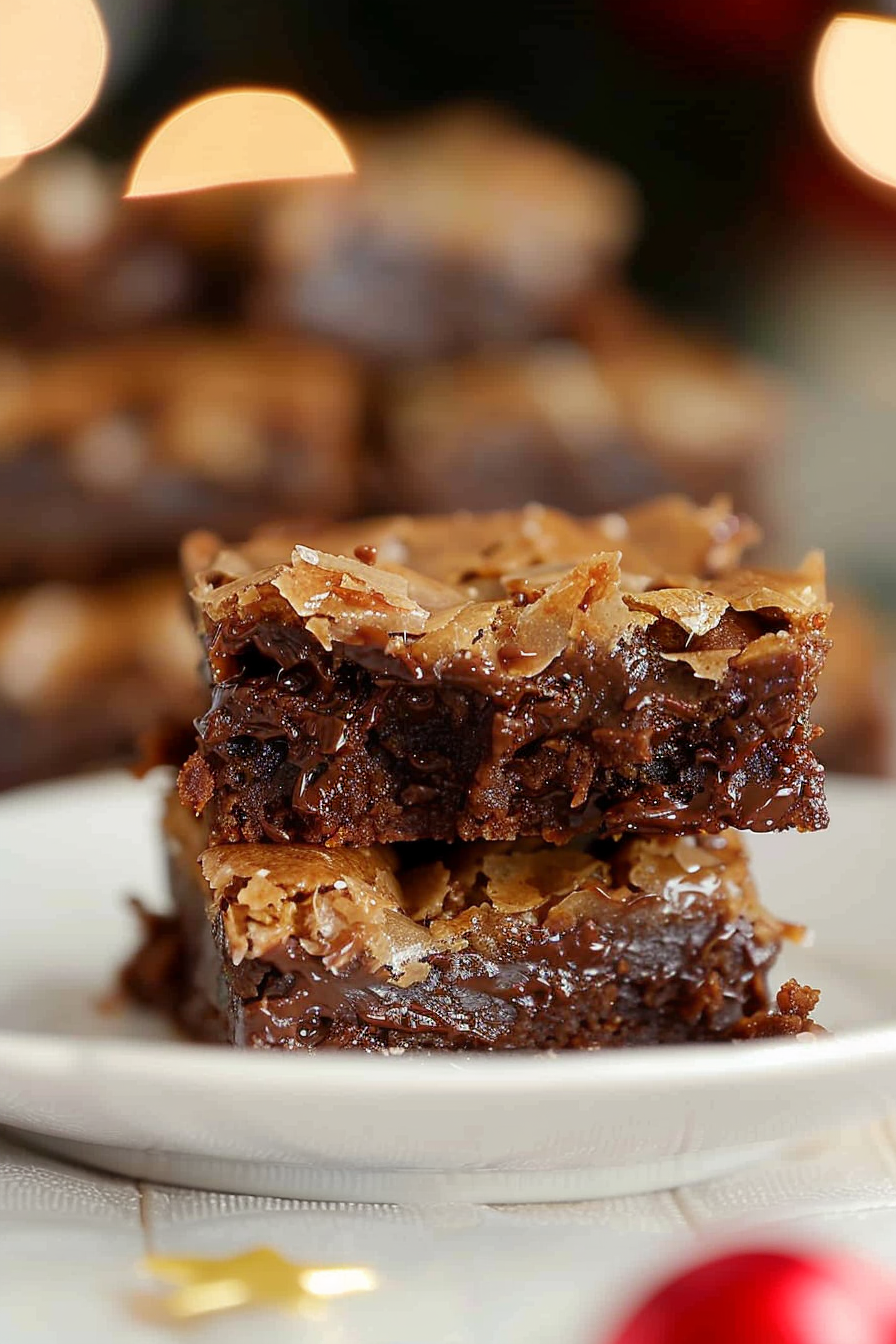 German Chocolate Brownies