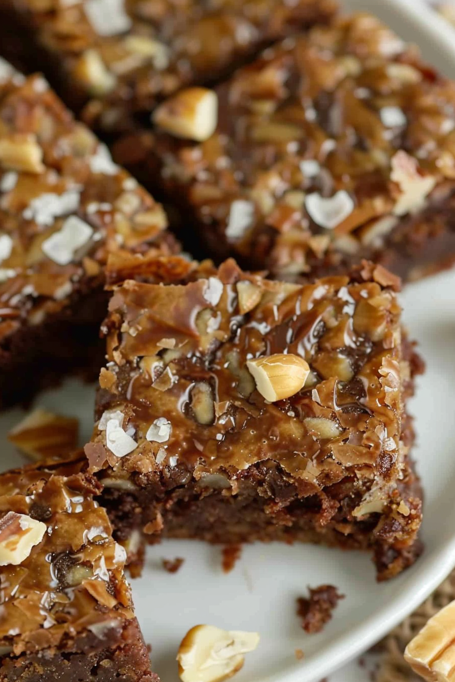 German Chocolate Brownies