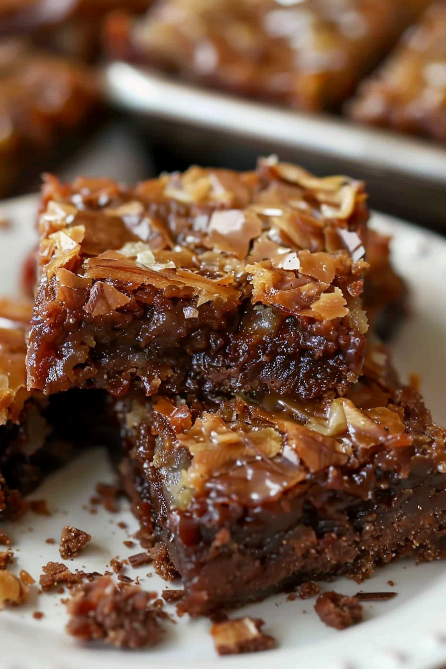 German Chocolate Brownies