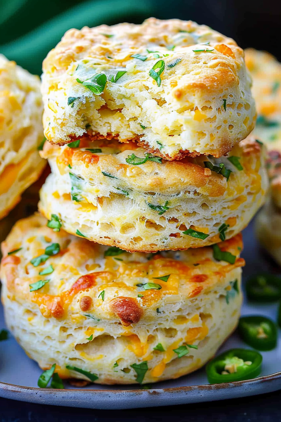 Jalapeno Cheddar Biscuits