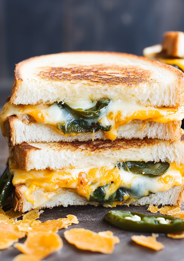 Jalapeno Popper Grilled Cheese Sandwich Recipe