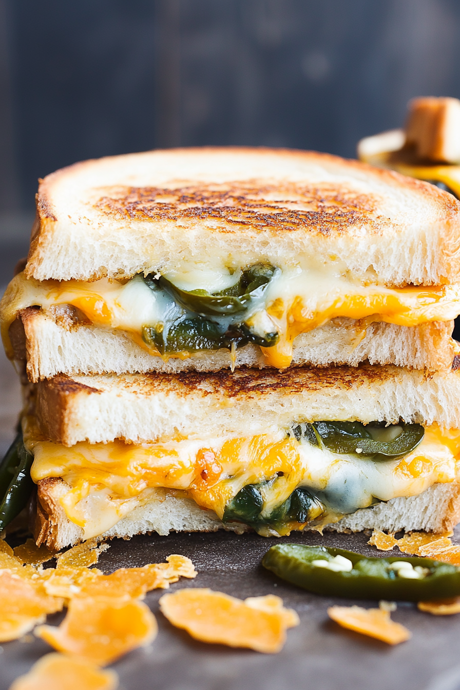 Jalapeno Popper Grilled Cheese Sandwich Recipe