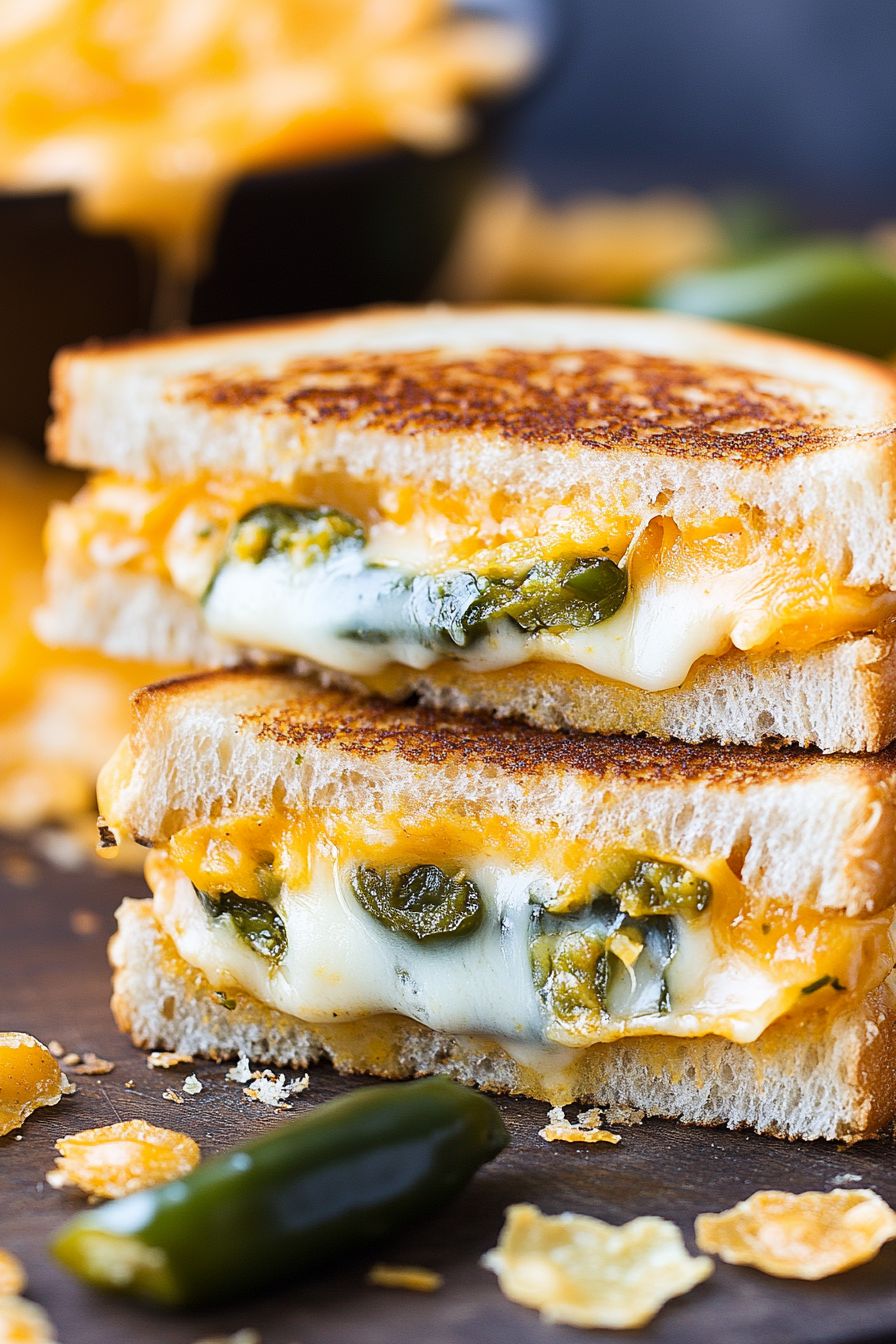 Jalapeno Popper Grilled Cheese Sandwich Recipe