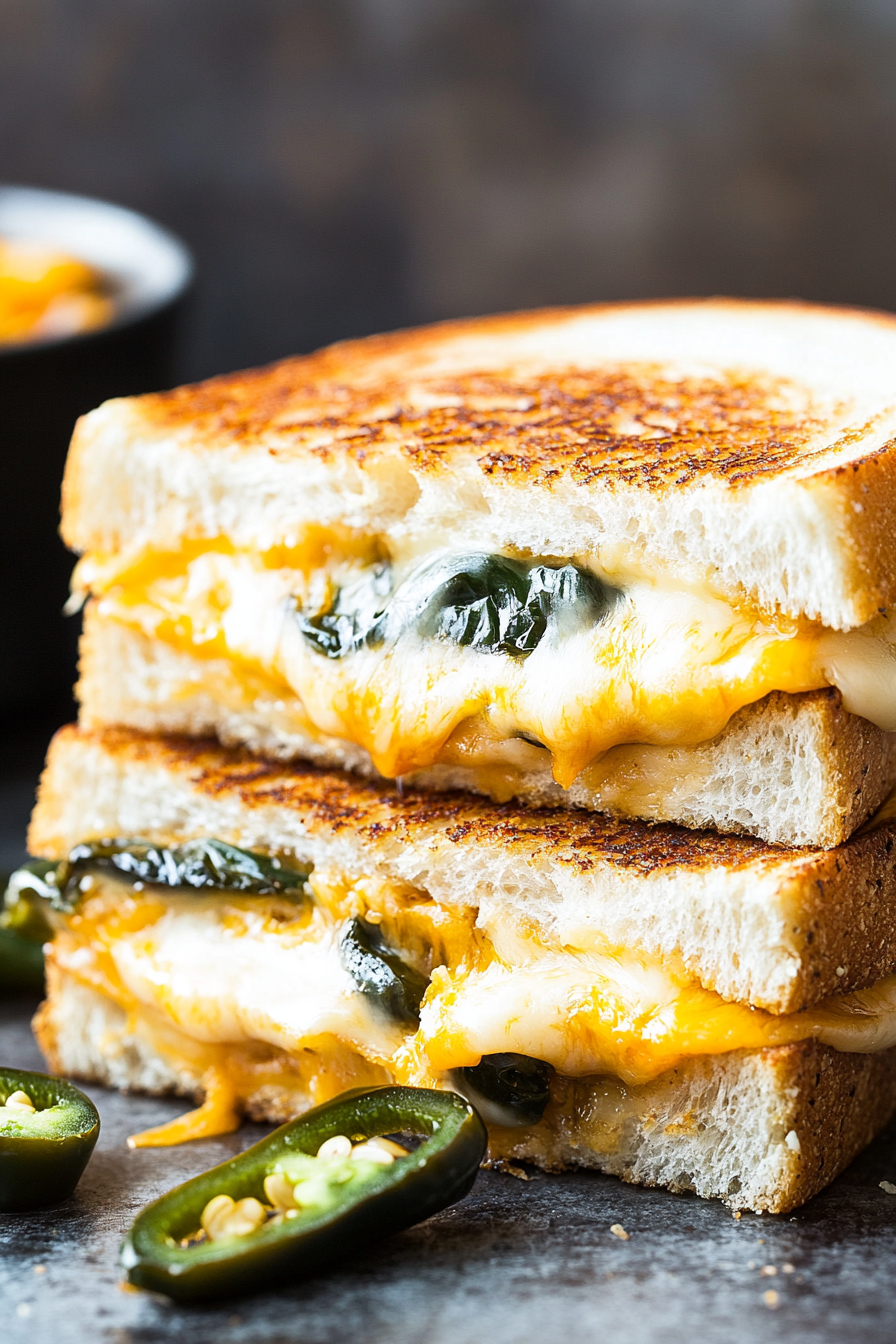 Jalapeno Popper Grilled Cheese Sandwich Recipe