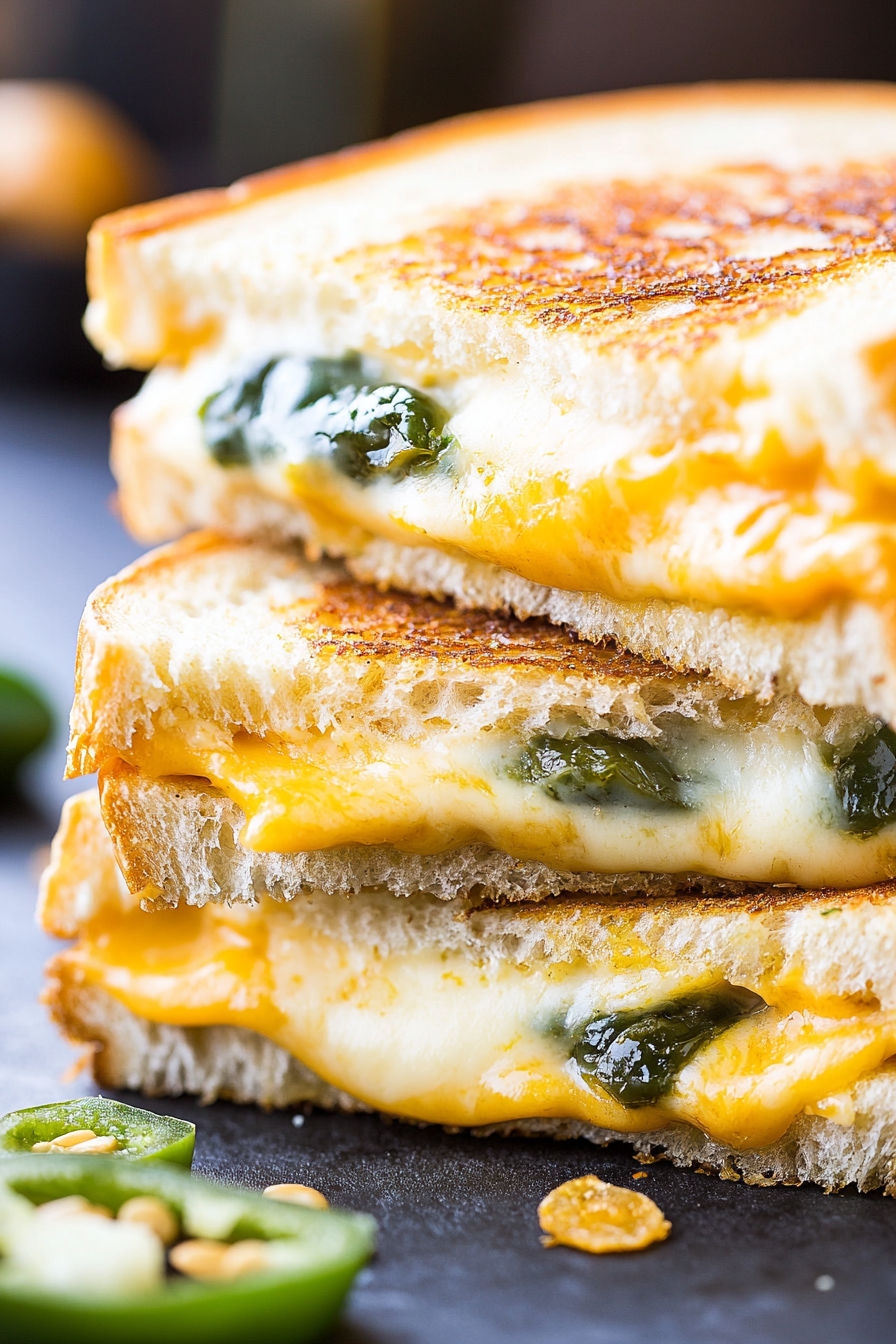 Jalapeno Popper Grilled Cheese Sandwich Recipe