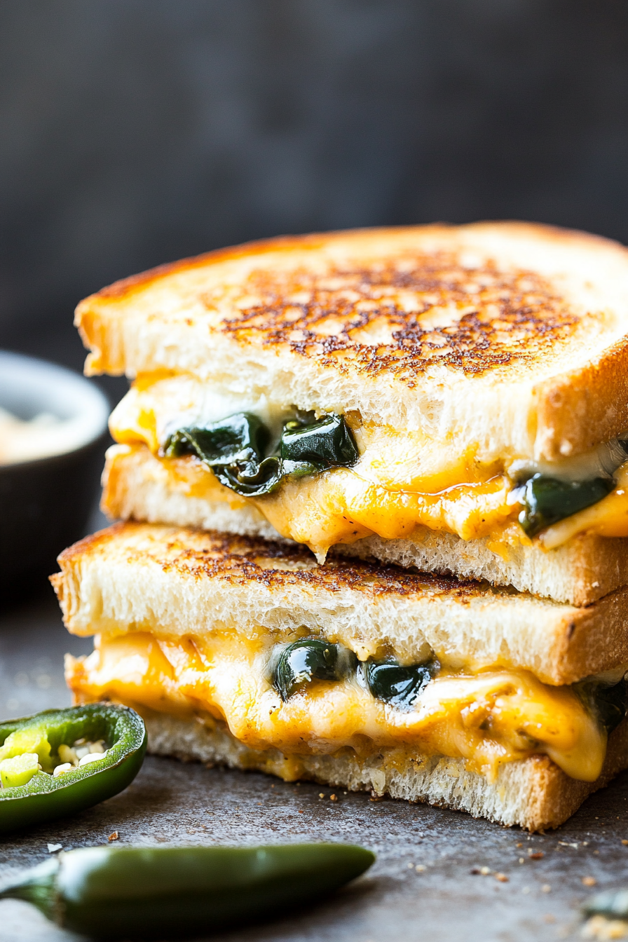 Jalapeno Popper Grilled Cheese Sandwich Recipe