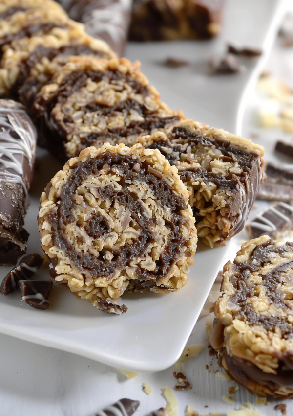 Krispy Treat Chocolate Roll Recipe