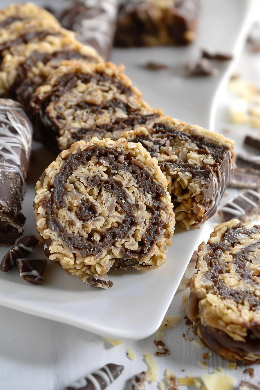 Krispy Treat Chocolate Roll Recipe