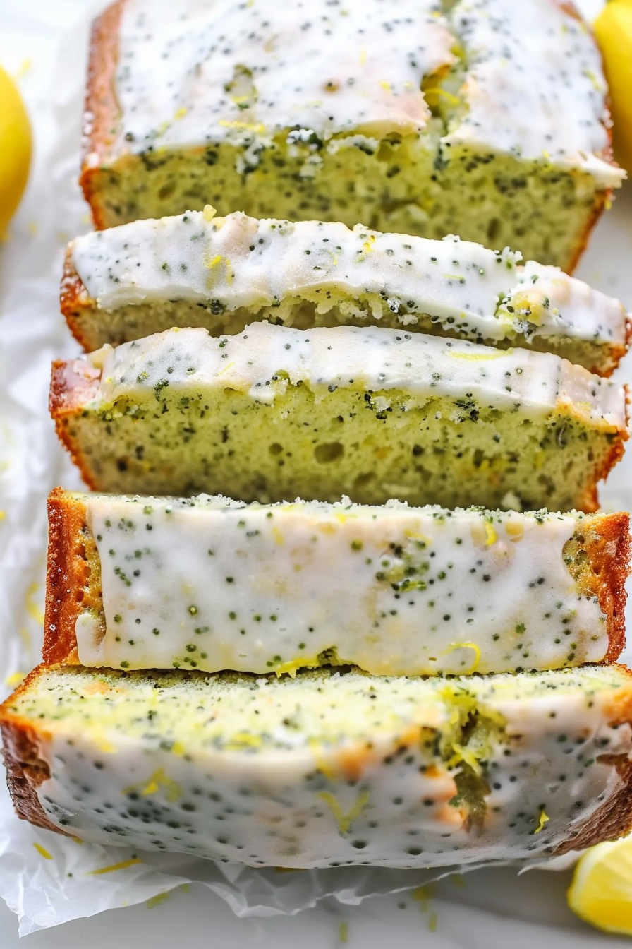 Easy Lemon Poppy Seed Zucchini Bread