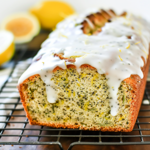 Easy Lemon Poppy Seed Zucchini Bread