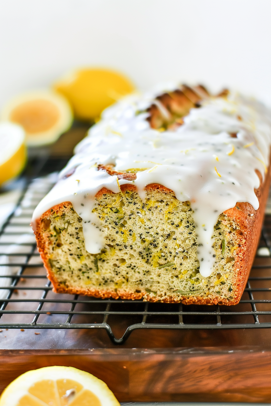 Easy Lemon Poppy Seed Zucchini Bread