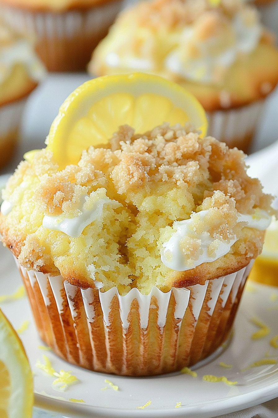 Lemon Cream Cheese Muffins Recipe