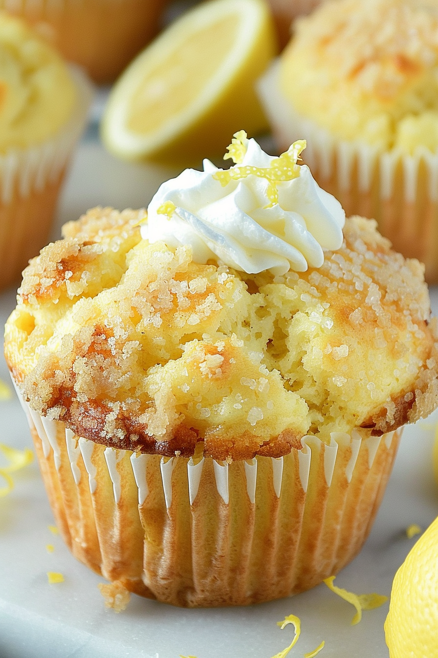 Lemon Cream Cheese Muffins Recipe