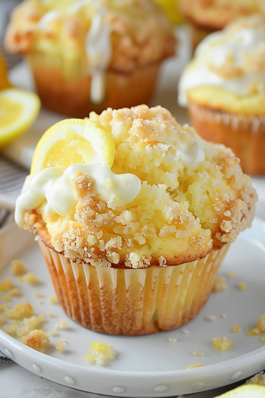 Lemon Cream Cheese Muffins Recipe