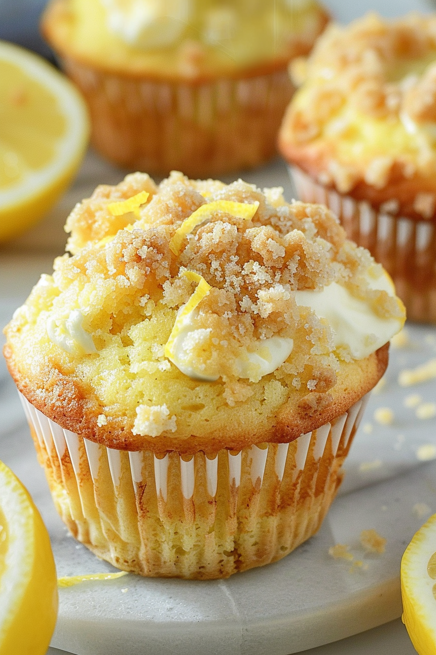 Lemon Cream Cheese Muffins Recipe