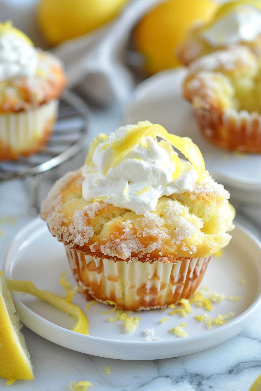 Lemon Cream Cheese Muffins Recipe