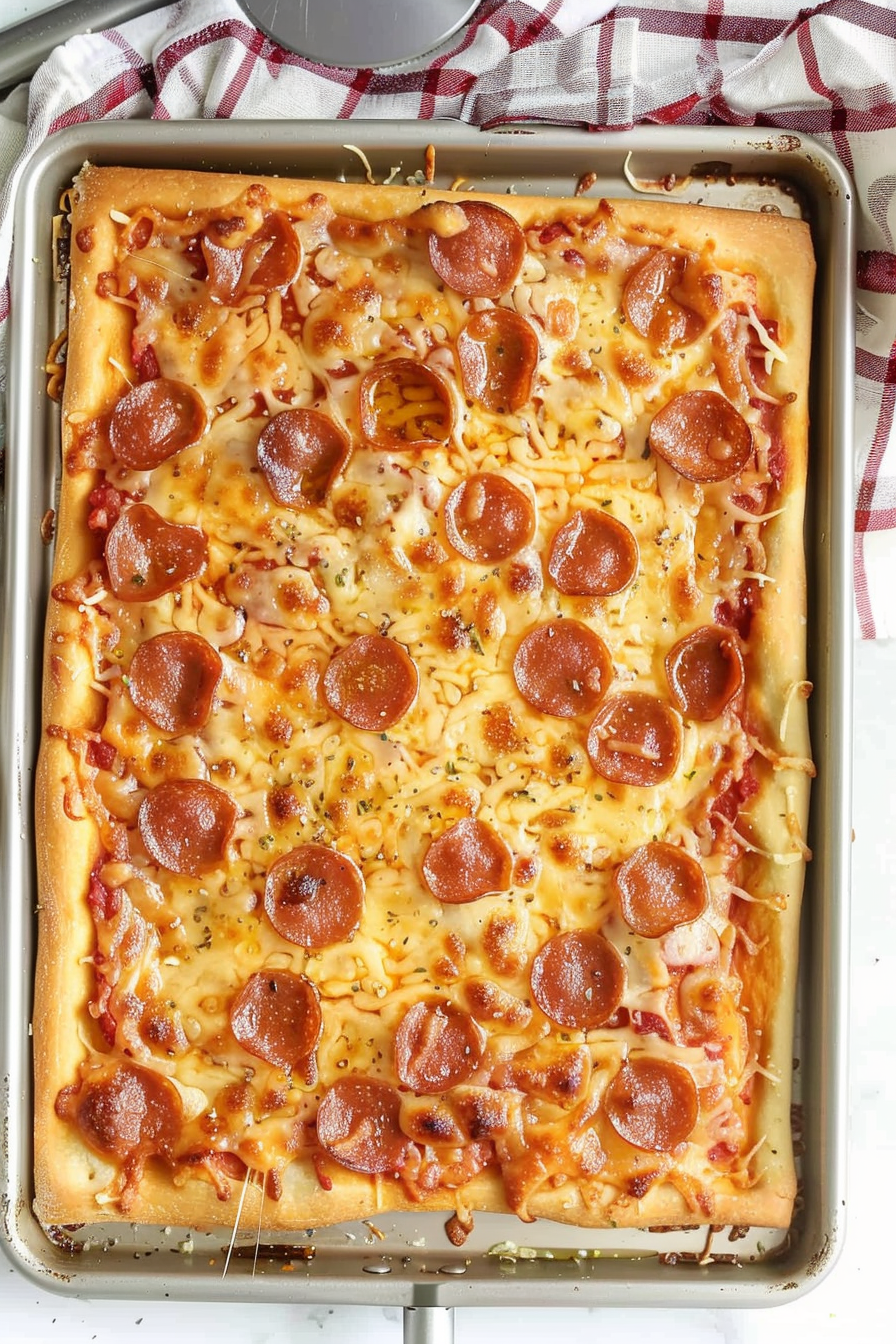 Meat Lover's Sheet Pan Pizza