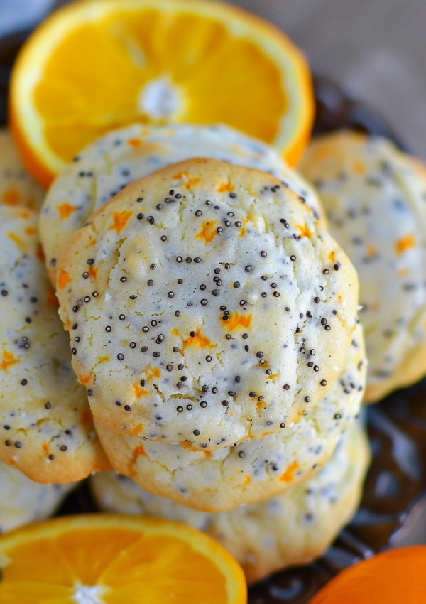 Orange Poppy Seed Cookies