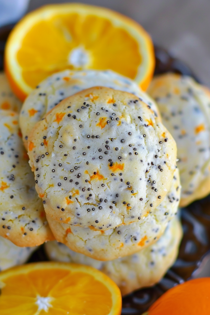 Orange Poppy Seed Cookies