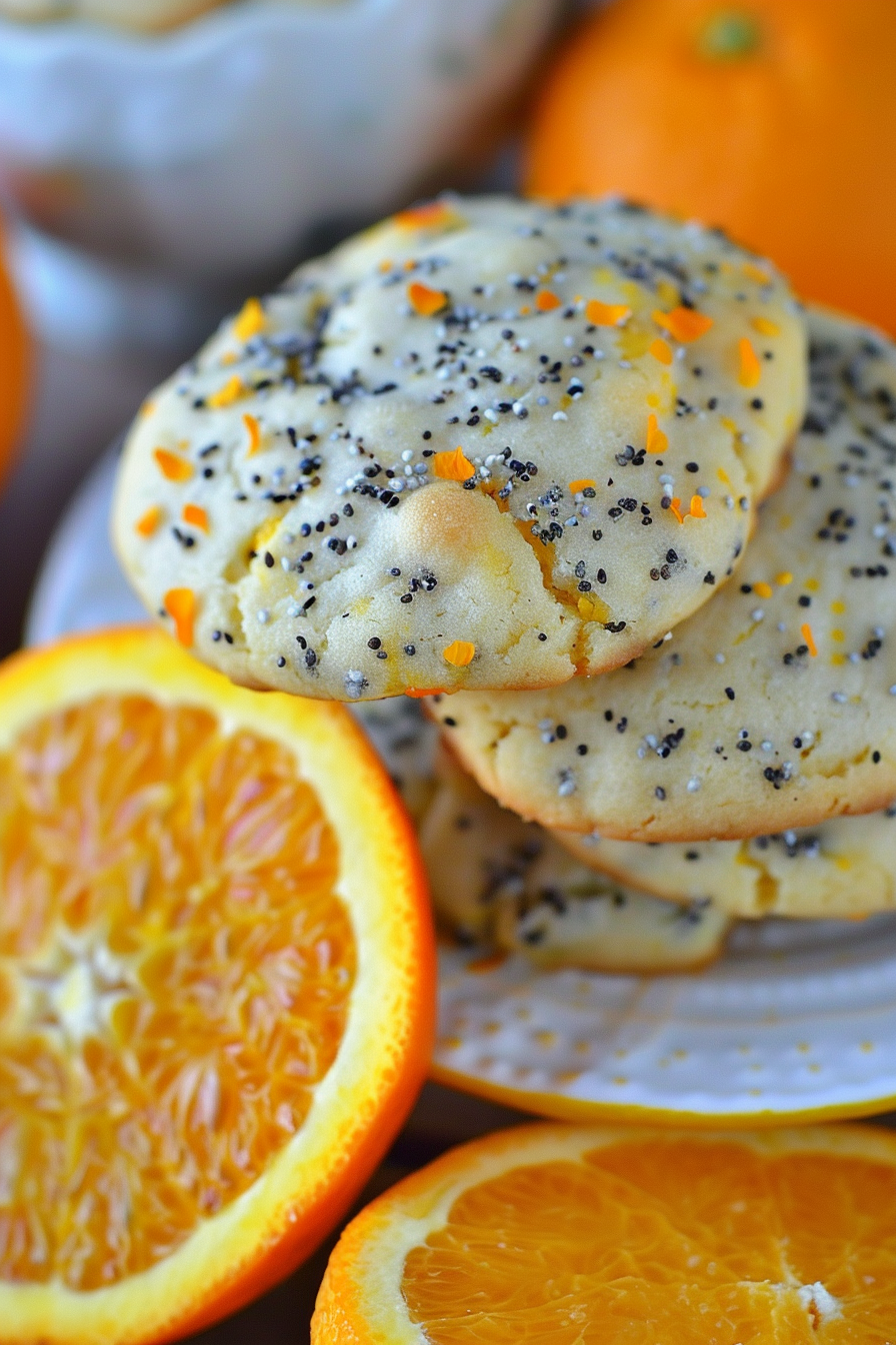 Orange Poppy Seed Cookies