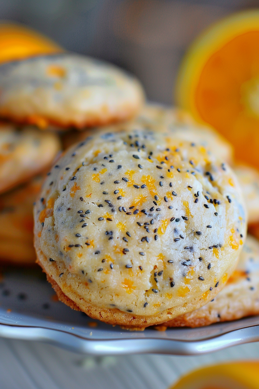 Orange Poppy Seed Cookies