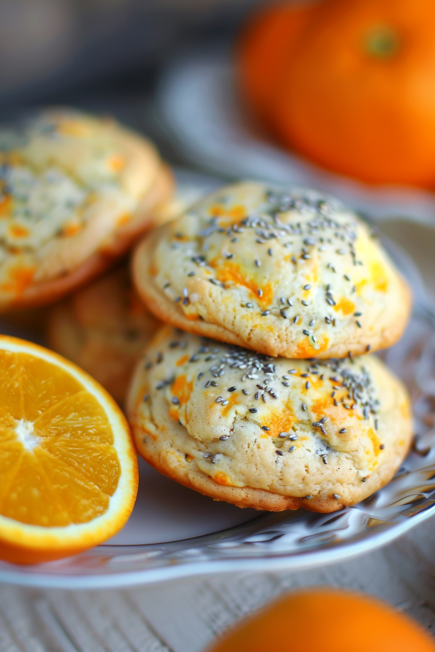 Orange Poppy Seed Cookies