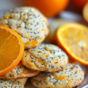 Orange Poppy Seed Cookies