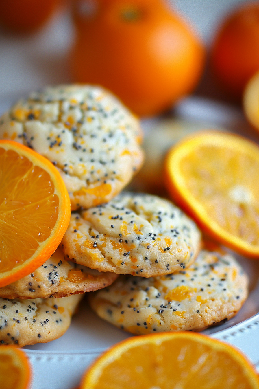 Orange Poppy Seed Cookies