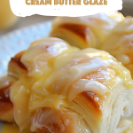 Orange Rolls with Sour Cream Butter Glaze