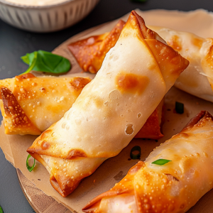 Buffalo Chicken Egg Rolls Recipe