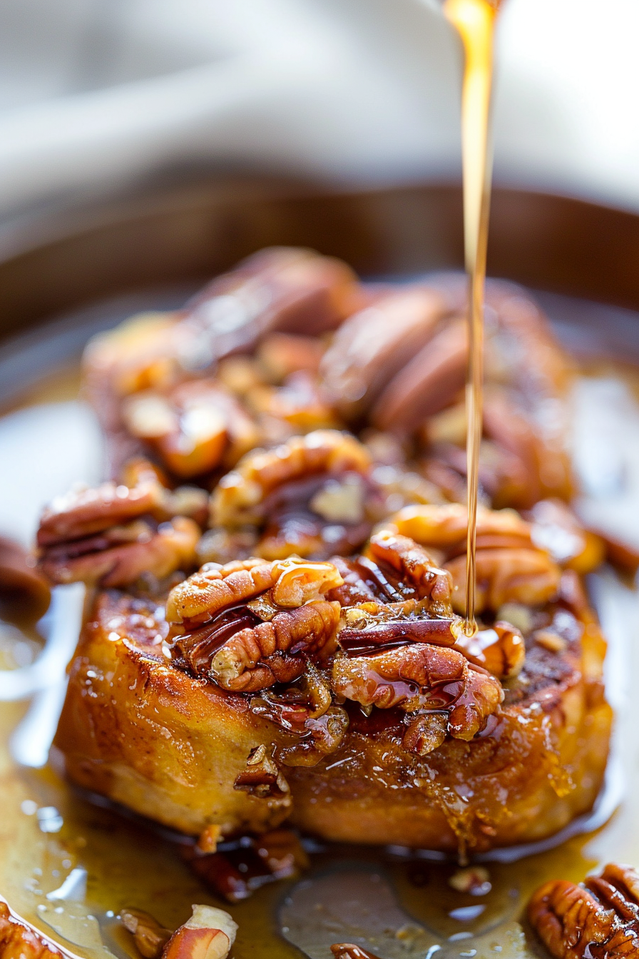 Overnight Pecan Pie French Toast