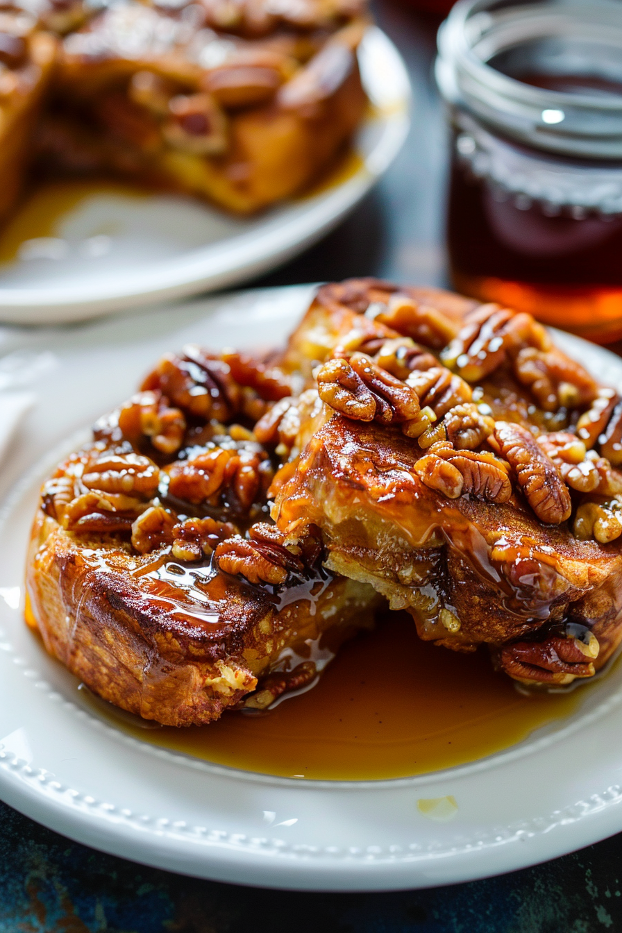 Overnight Pecan Pie French Toast