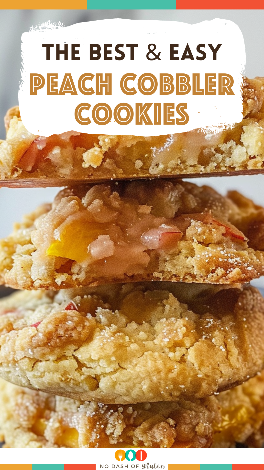 Easy Peach Cobbler Cookies