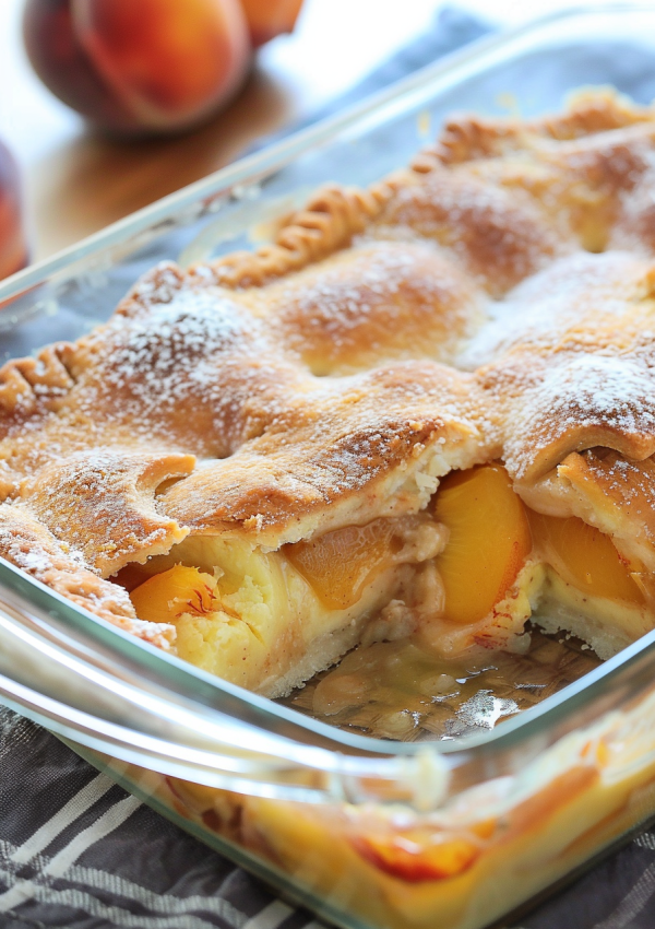 Easy Peaches and Cream Pie