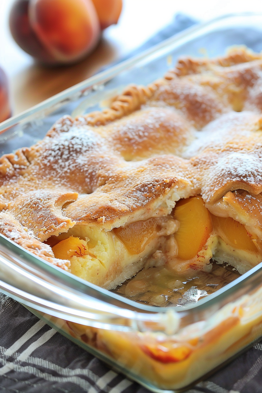 Easy Peaches and Cream Pie