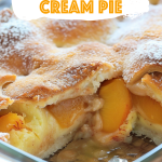 Easy Peaches and Cream Pie