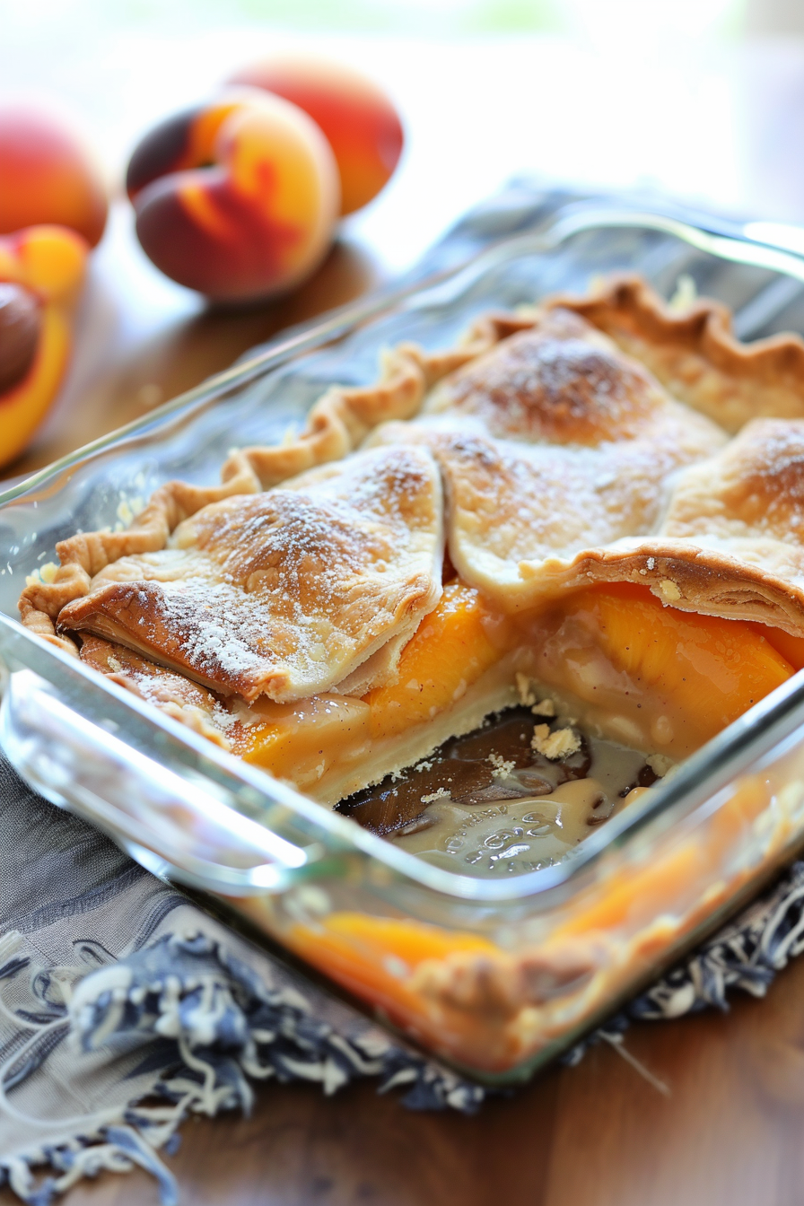 Easy Peaches and Cream Pie