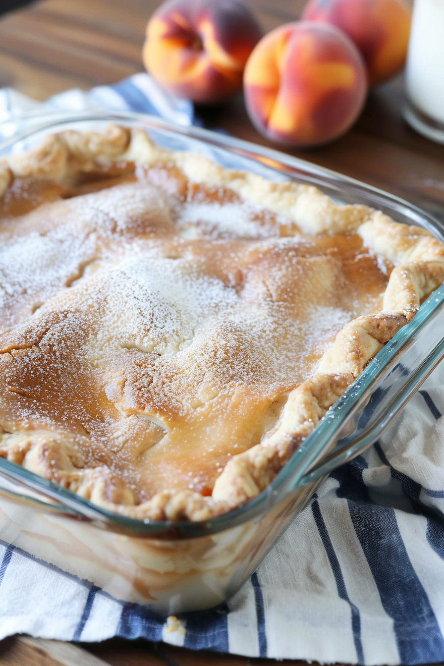 Easy Peaches and Cream Pie