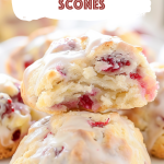 Fluffy Lemon Raspberry Scones