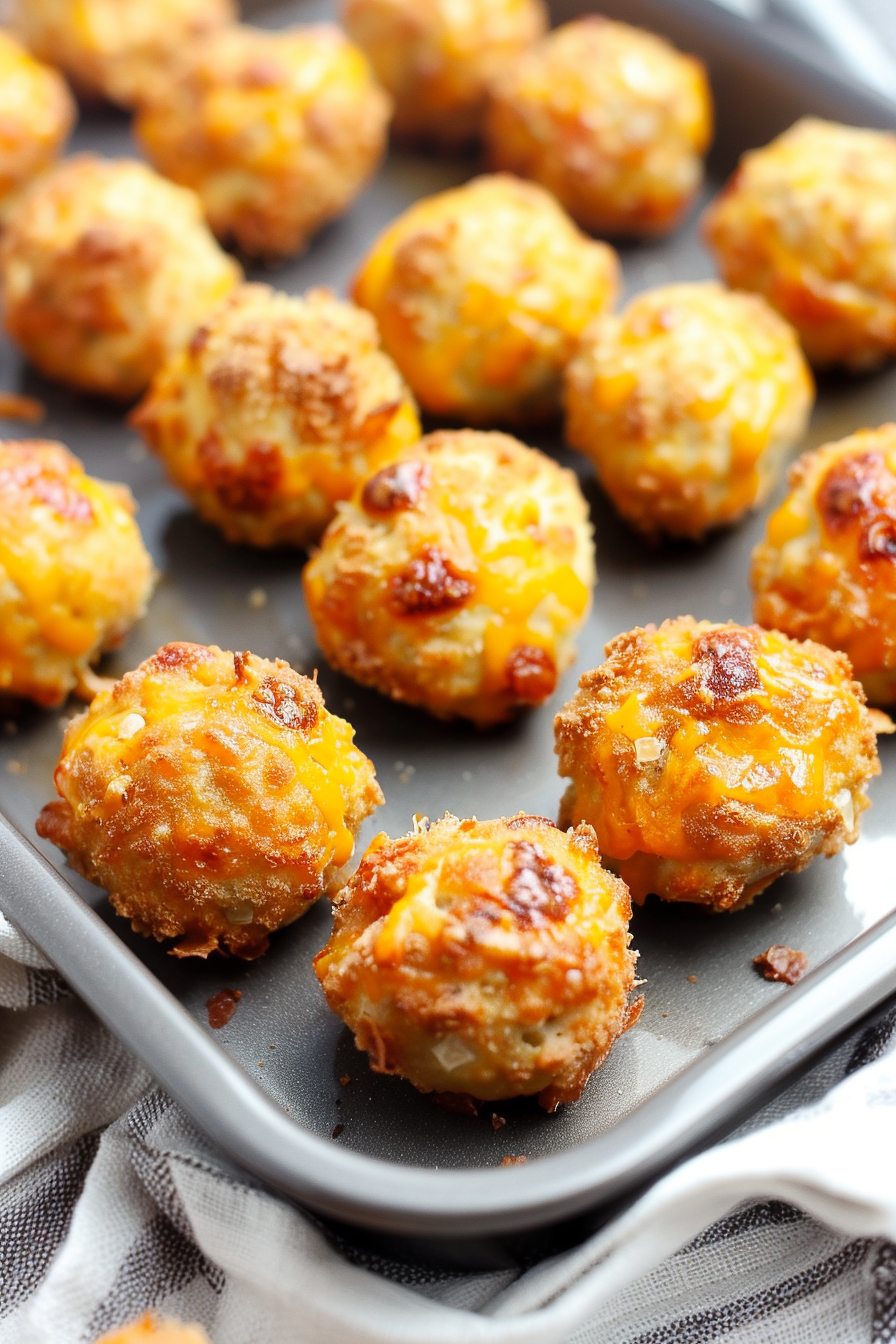 Spicy Chicken Cheeseballs Recipe