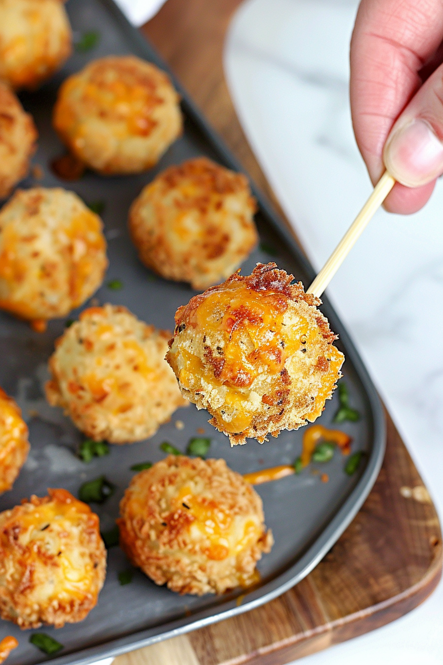 Spicy Chicken Cheeseballs Recipe