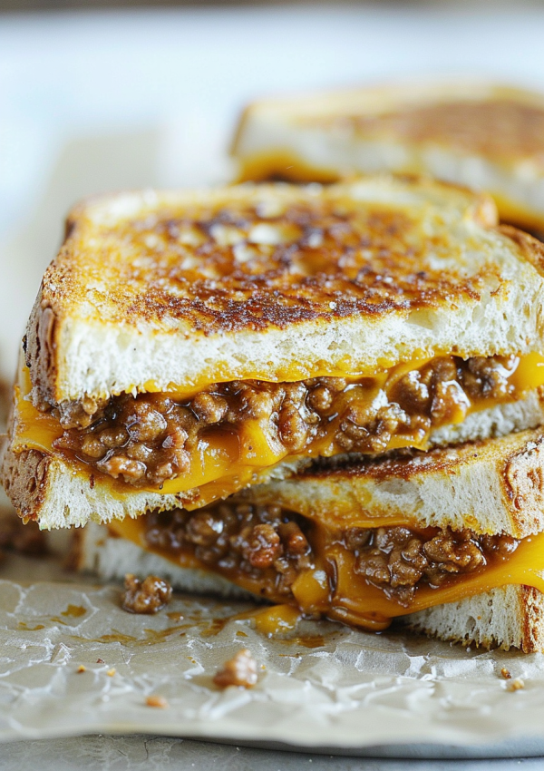 Classic Sloppy Joe Grilled Cheese