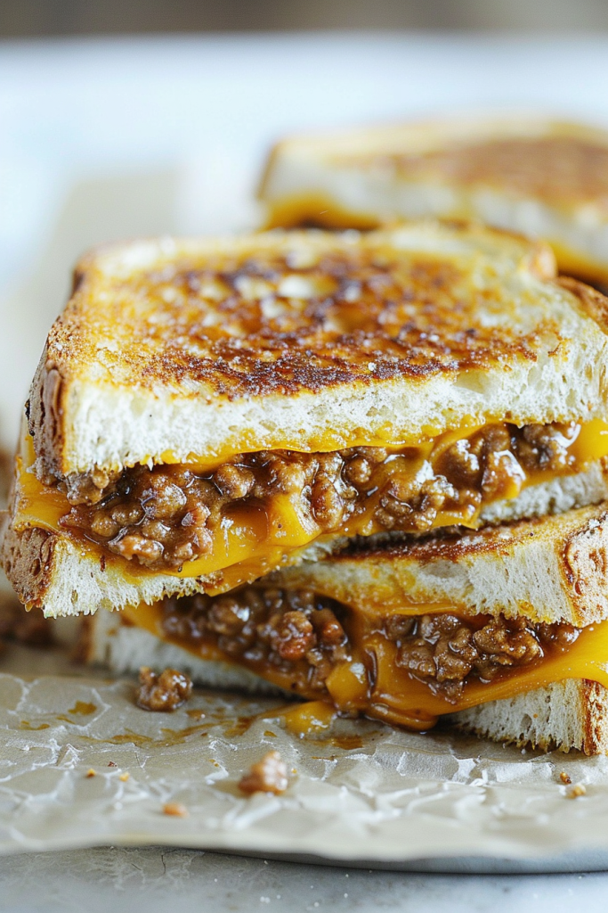 Classic Sloppy Joe Grilled Cheese