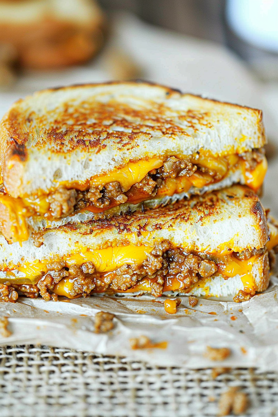 Classic Sloppy Joe Grilled Cheese