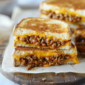 Classic Sloppy Joe Grilled Cheese