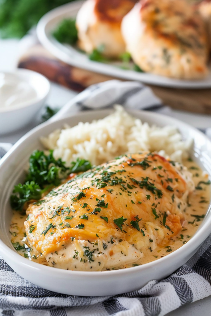 Delicious Smothered Sour Cream Chicken